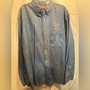 TSI Vintage PSU Penn State Denim Shirt Men’s XL Blue EUC